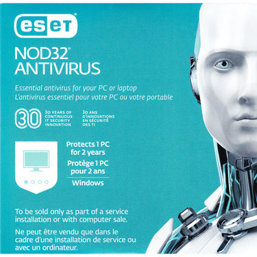 ESET Nod32 Antivirus 1-User, 2-Year BIL