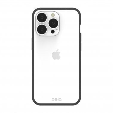 Pela iPhone 13 Pro Eco-Friendly Compostable Case - Clear/Black