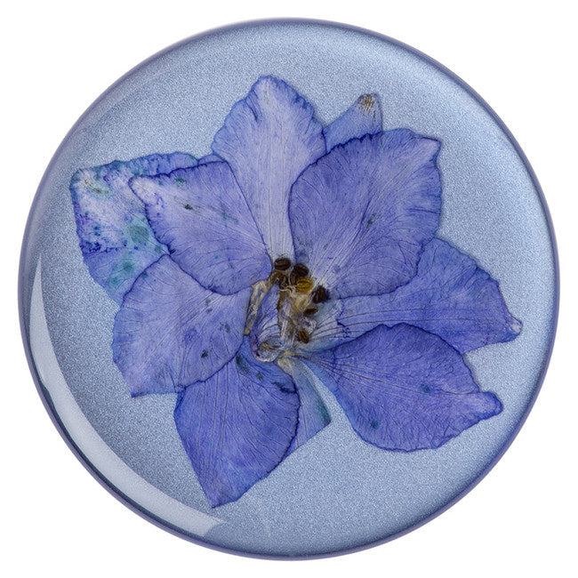 PopSockets PopGrip - Pressed Flower Larkspur Purple