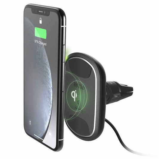 iOttie - iTap Wireless 2 Magnetic Fast Charge Vent Mount Universal Qi 10W Black