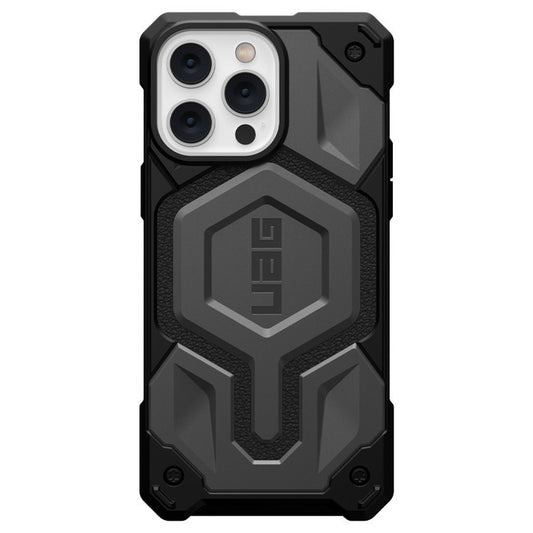 UAG iPhone 14 Pro Max Monarch Pro Magsafe Rugged Case - Silver