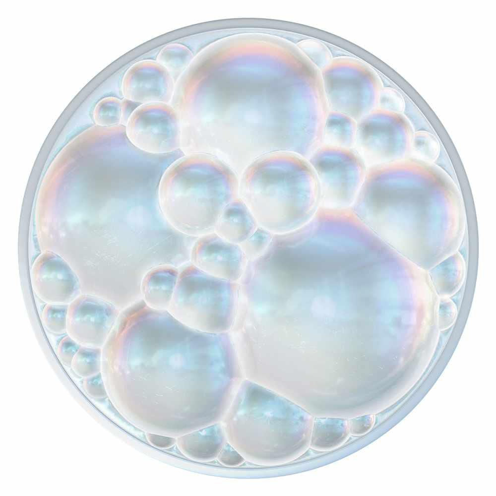 PopSockets PopGrip Luxe - Bubbly Clear