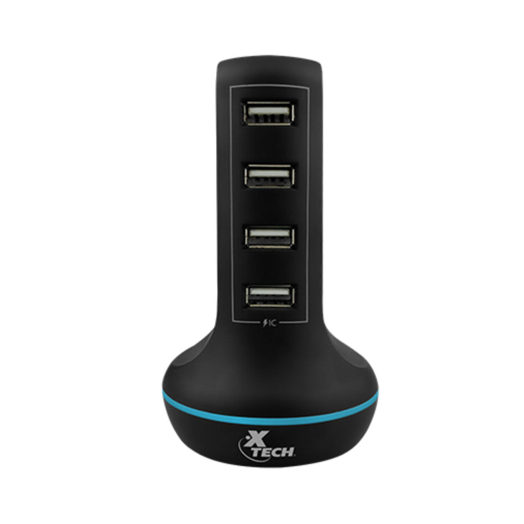 Xtech 30W Charging Station w/ Surge Protection (4 Port, USB 3.0)
