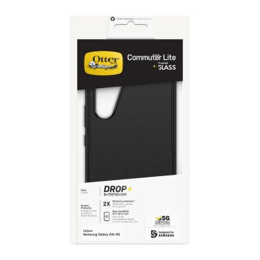 Otterbox Galaxy A54 5G Commuter Lite - Black w/ Trusted Glass Bundle