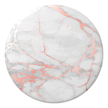 PopSockets PopGrip - Rose Gold Lutz Marble