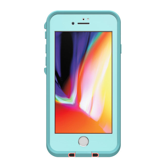Lifeproof iPhone 7/8 Fre - Wipeout (Coral/Blue)