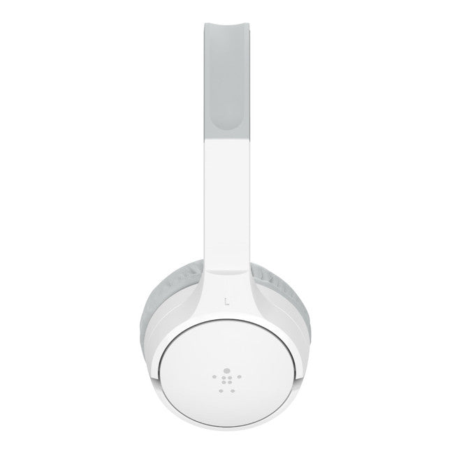 Belkin - SOUNDFORM Mini On-Ear Wireless Headphones White with Micro-USB Cable