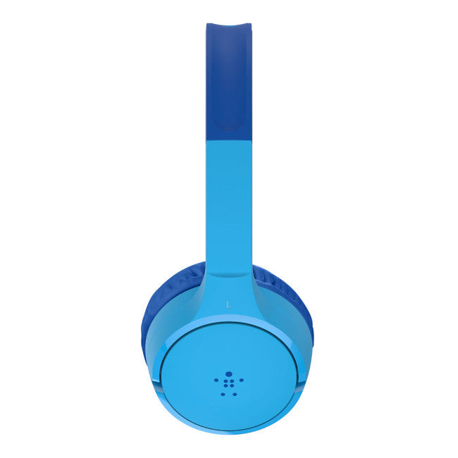 Belkin - SOUNDFORM Mini On-Ear Wireless Headphones Blue w/Micro-USB Cable