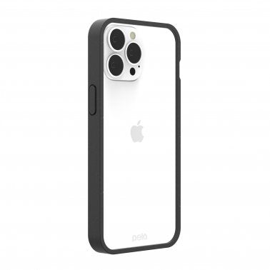 Pela iPhone 13 Pro Max Eco-Friendly Compostable Case - Clear/Black