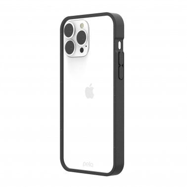 Pela iPhone 13 Pro Max Eco-Friendly Compostable Case - Clear/Black