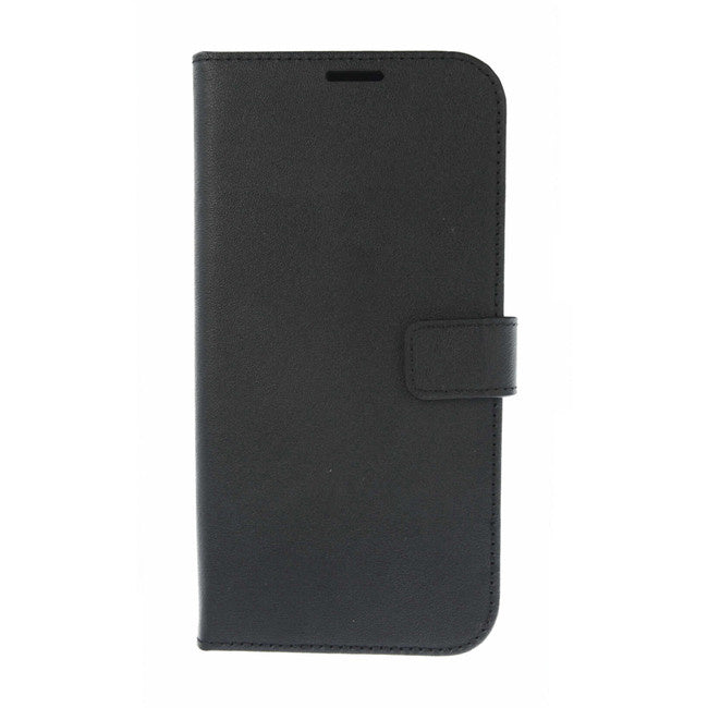 Valenta iPhone 12/12 Pro Book Case Leather Gel Skin - Black