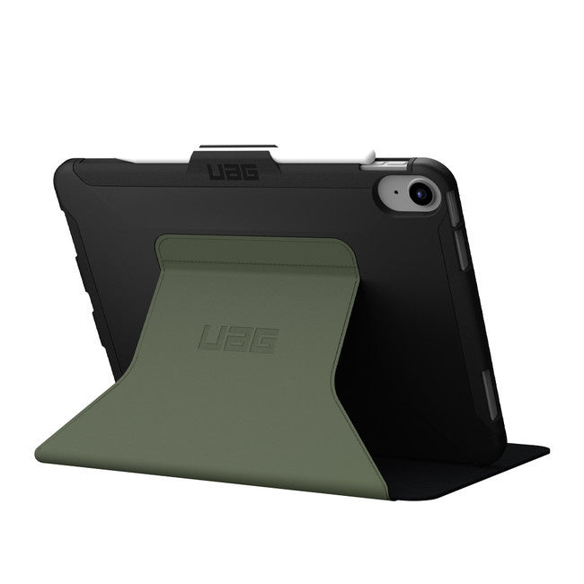 UAG iPad 10th Gen (2022) 10.9" Scout Folio Rugged Case - Black/Olive