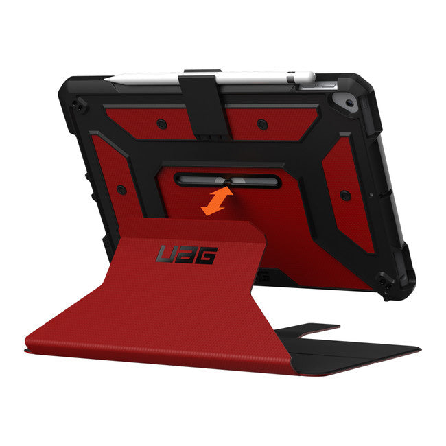 UAG iPad 7/8/9 10.2" Metropolis Rugged Folio Case - Red