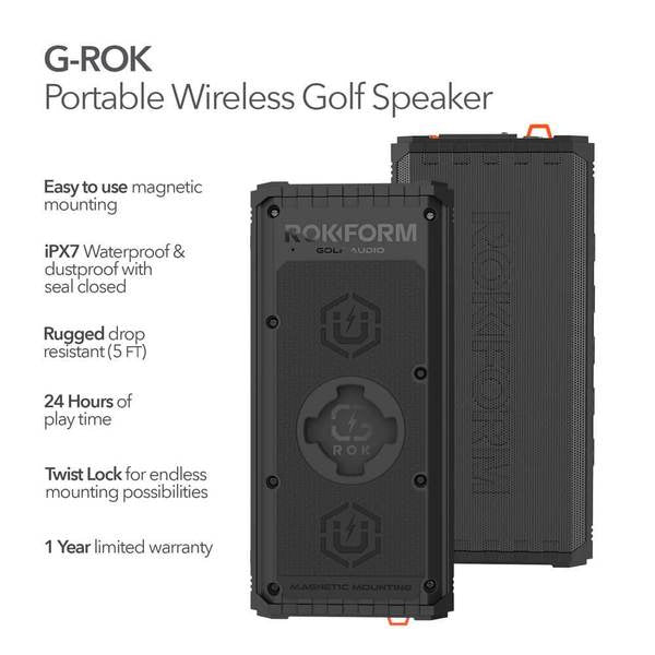 Rokform G-ROK Wireless Golf Bluetooth Speaker