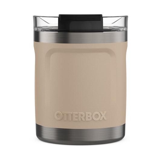 OtterBox - Elevation Tumbler with Closed Lid 10 OZ Frappe (Stainless Steel/Bleached Sand)