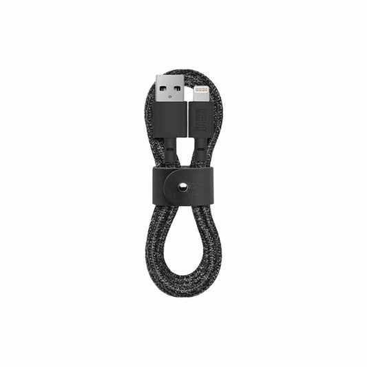 Native Union - Belt Charge/Sync Lightning Cable 4ft Cosmo (Black)
