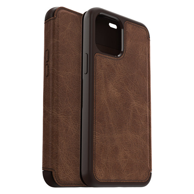 OtterBox - Strada Folio Leather Case for iPhone 12 Pro Max